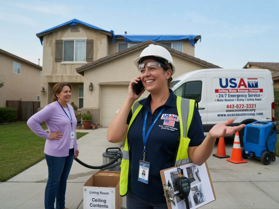 Ceiling Water Damage Restoration Oakford, IN FAQs